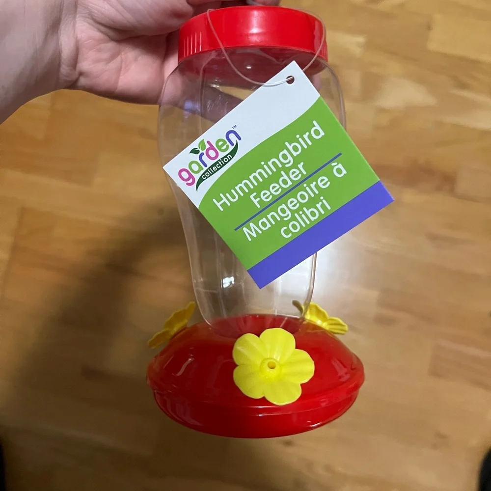 Yellow Petunia Top Fill Hummingbird Feeder